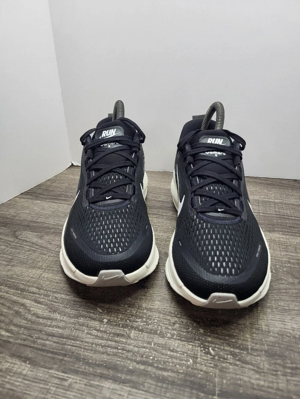 Nike Vomero 18 Running Shoes Sneakers Black White ZoomX ReactX Women's Size 7.5